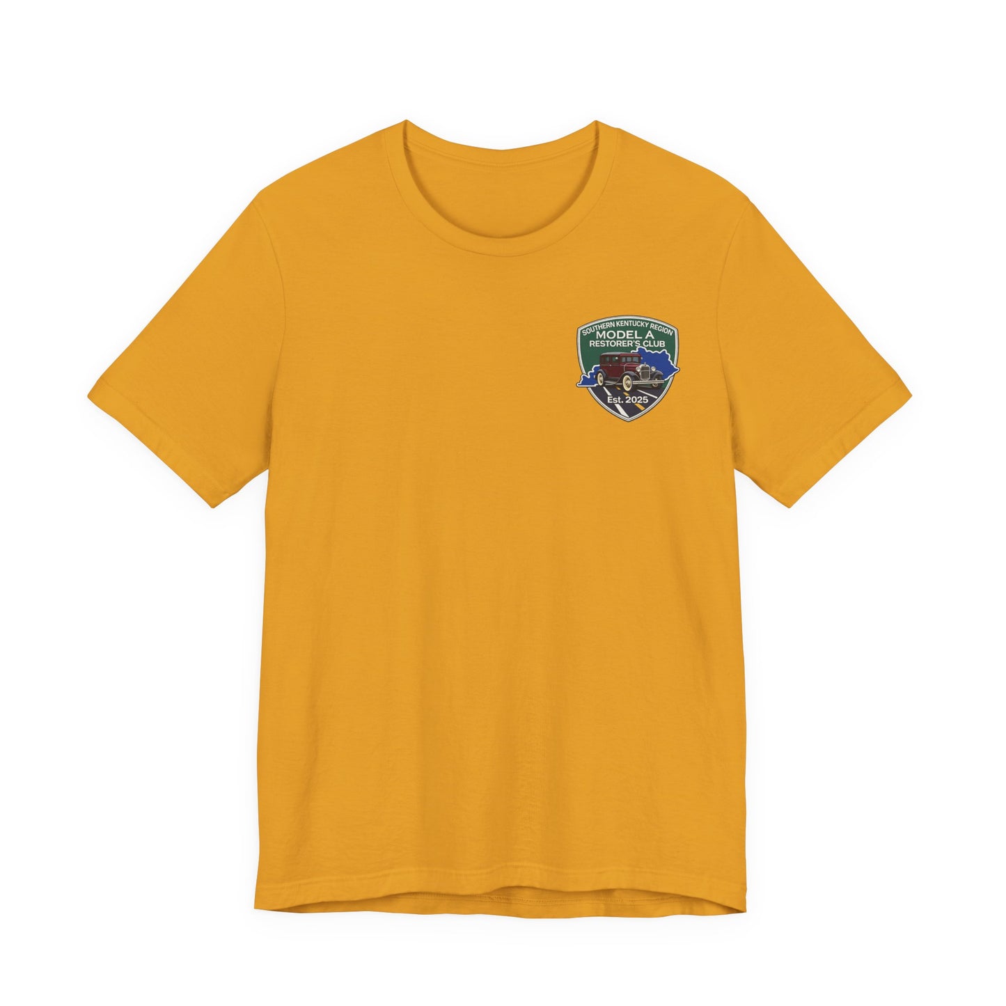 Southern Kentucky Region Model A Restorer's Club T‑Shirt — Front and Back Logos Unisex Jersey Short Sleeve Tee