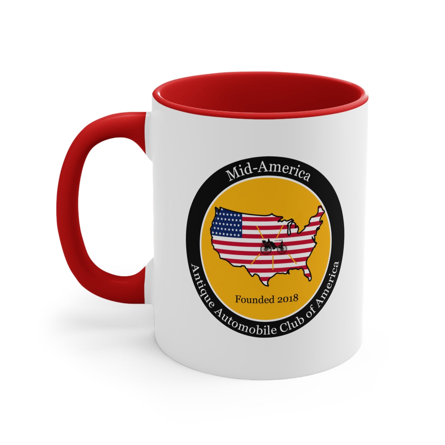 Mid-America Region AACA Accent Mug — Coffee Cup (11 oz)