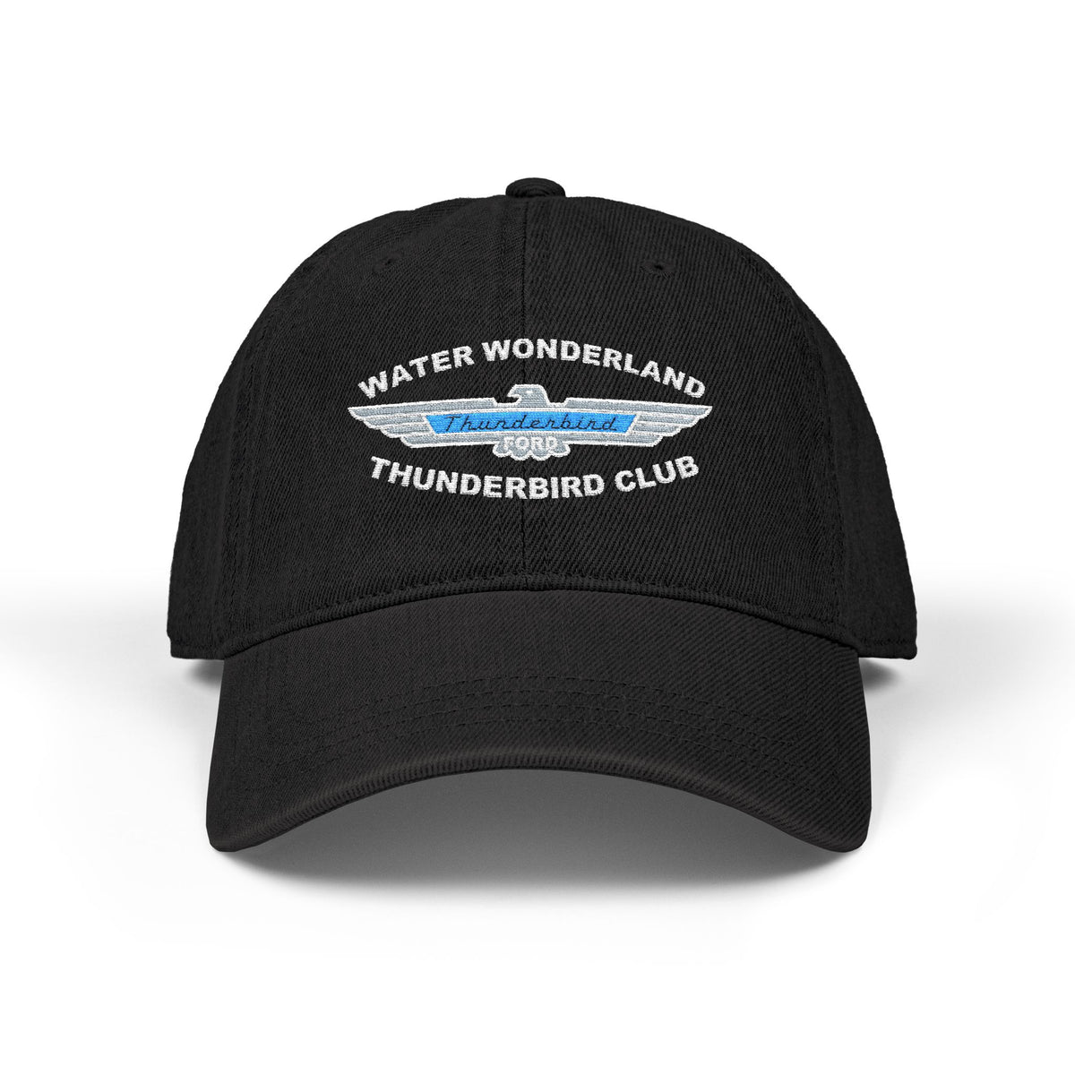 Water Wonderland Thunderbird Club Embroidered Denim Hat