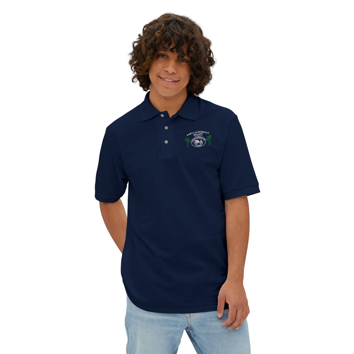 Fort Lauderdale Region AACA Men's Cotton Polo Shirt