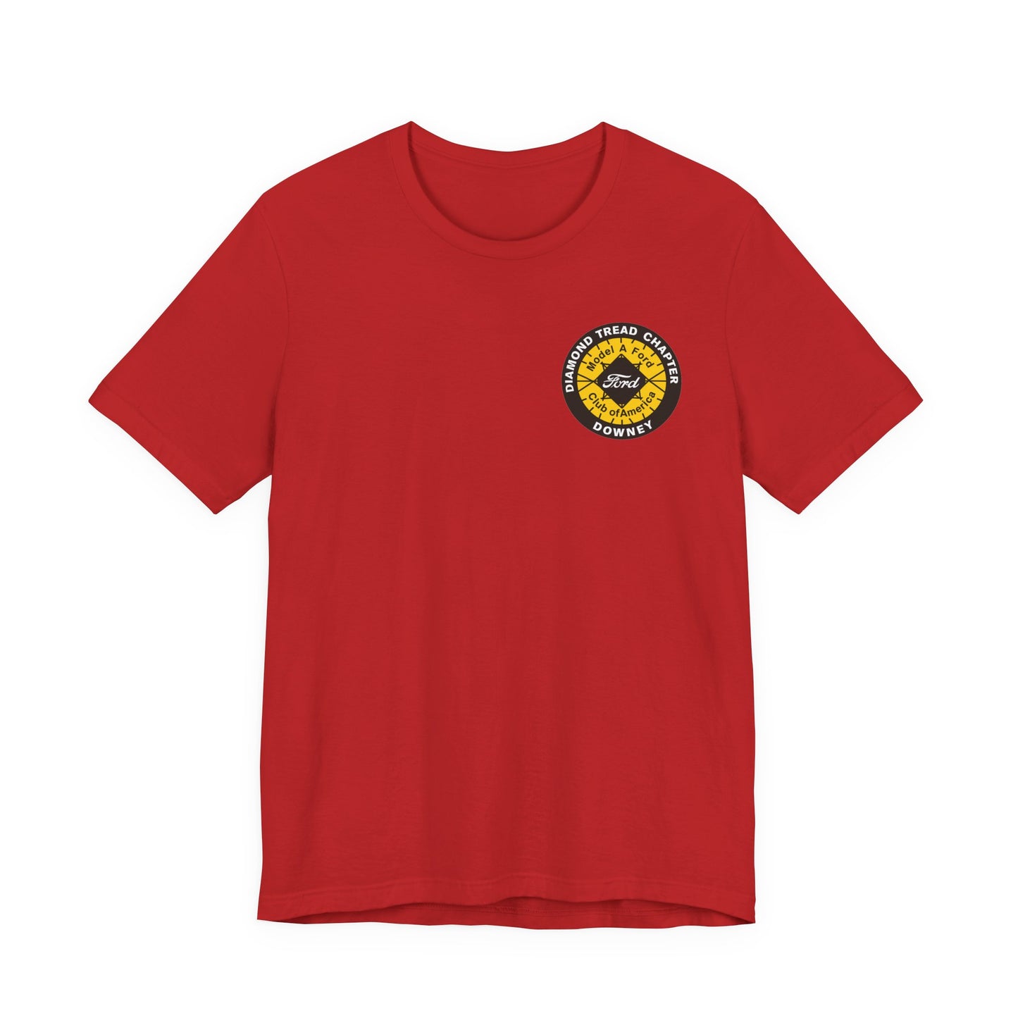 Diamond Tread Chapter Downey T‑Shirt - Small Front Logo Only