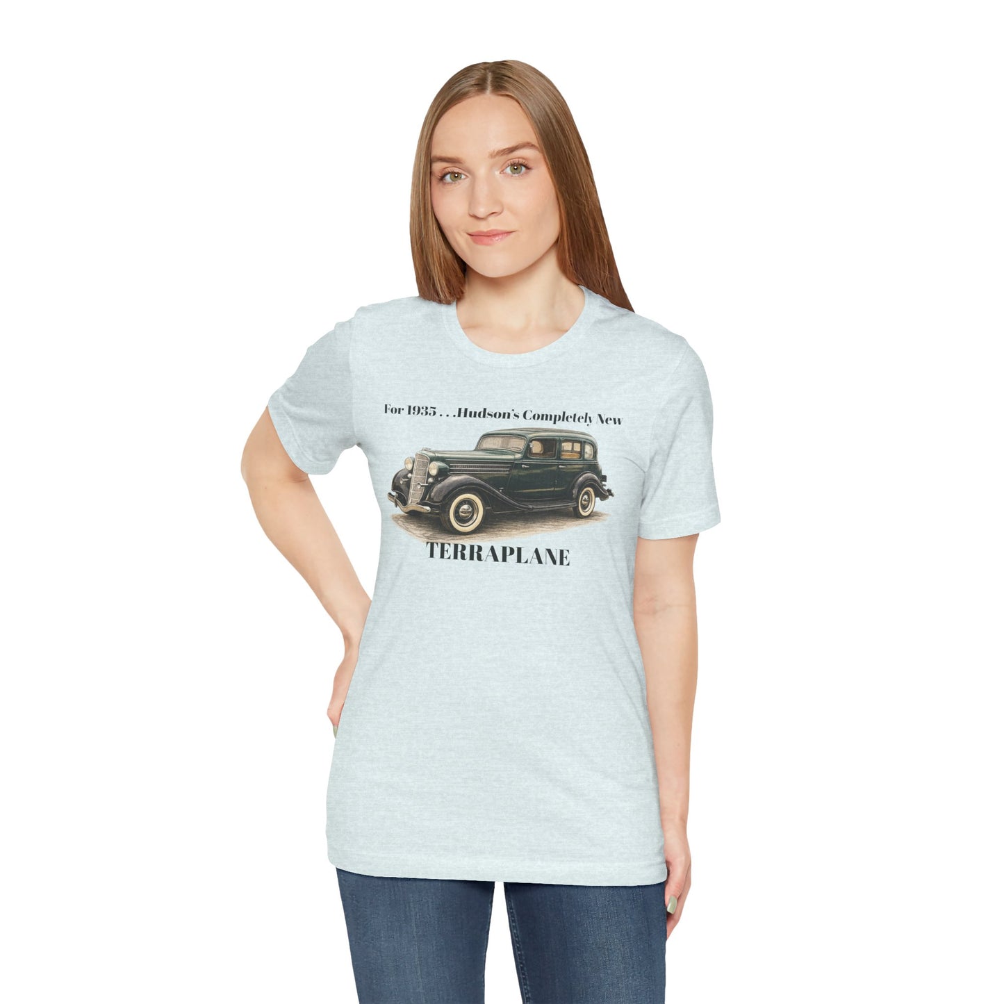 1935 Hudson Terraplane Classic Auto T‑Shirt Tee – Unisex Jersey Short Sleeve Tee (BJ)