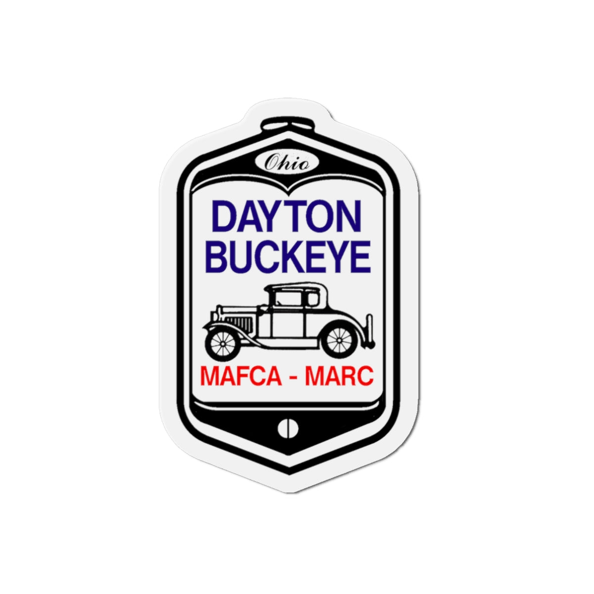 Dayton Buckeye Model A Ford Club - Vintage Die-Cut Magnet