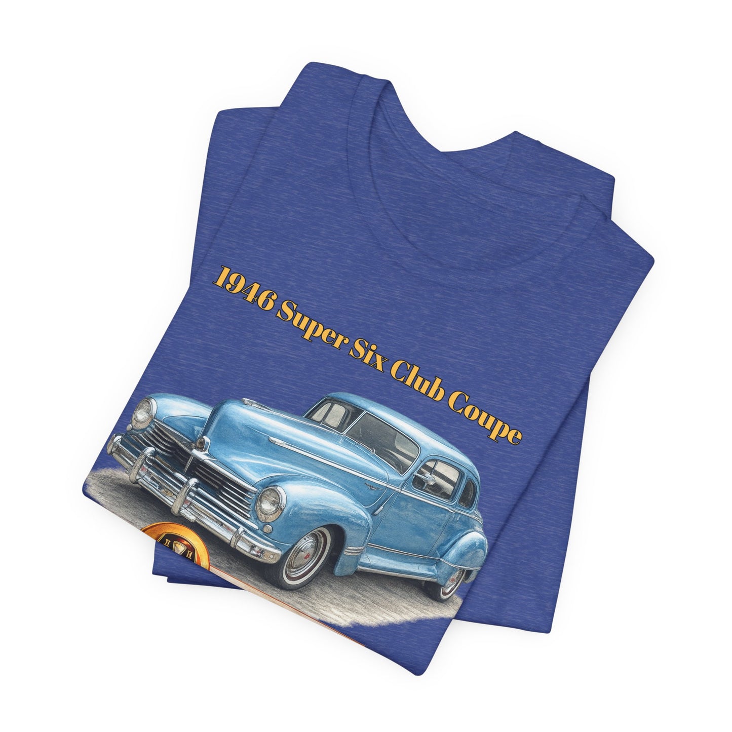 1946 Hudson Super Six Club Coupe T-Shirt – Classic Vintage Car Tee (DE)