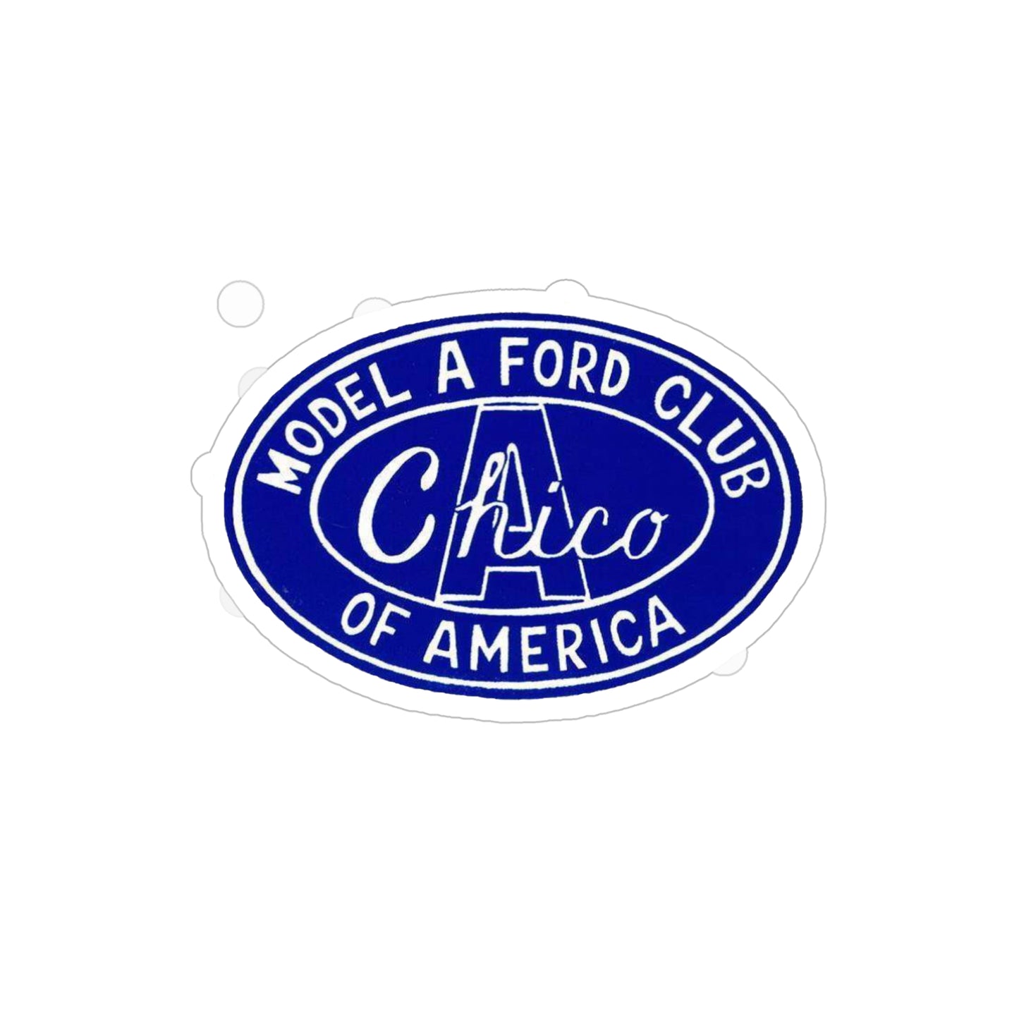 Chico A's Transparent Outdoor Stickers, Die-Cut, 1pc