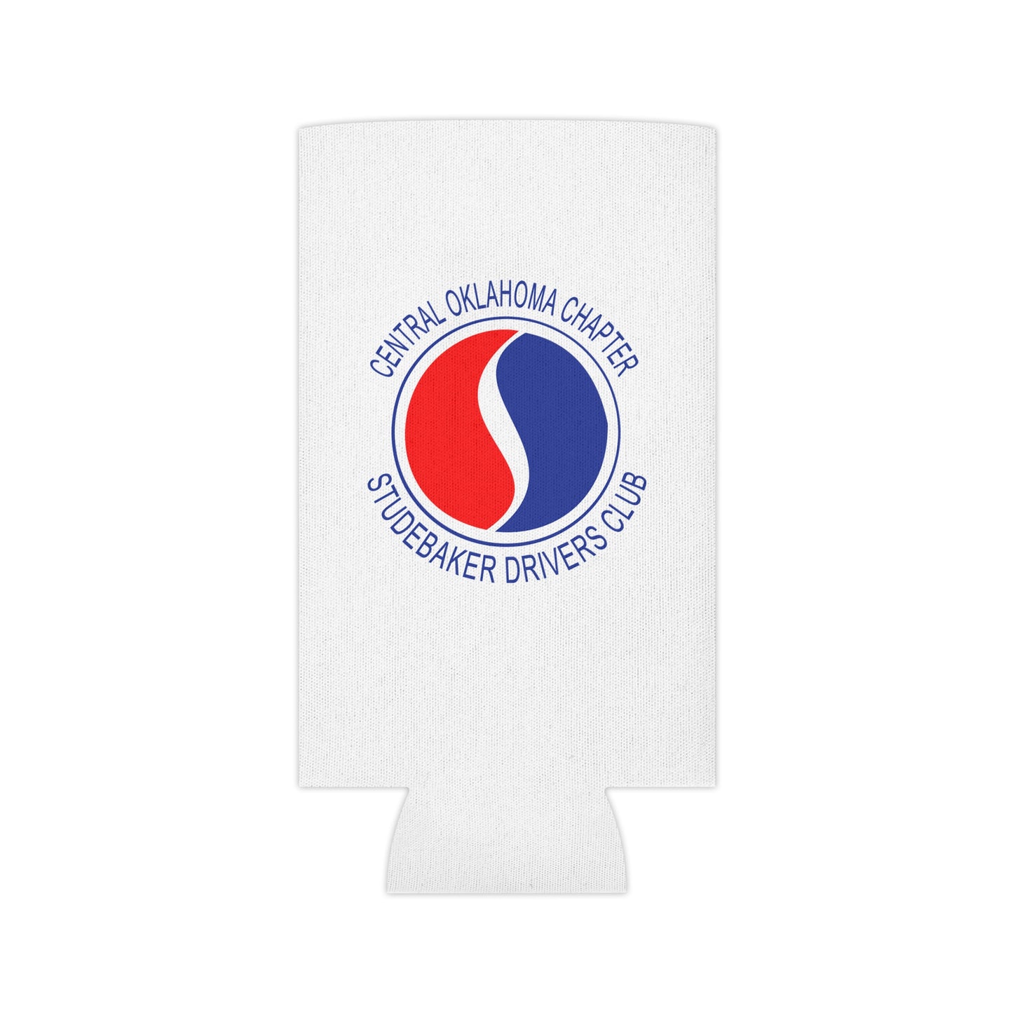 Central Oklahoma Chapter Studebaker Drivers Club Can Cooler - Central Oklahoma Chapter Logo Koozie