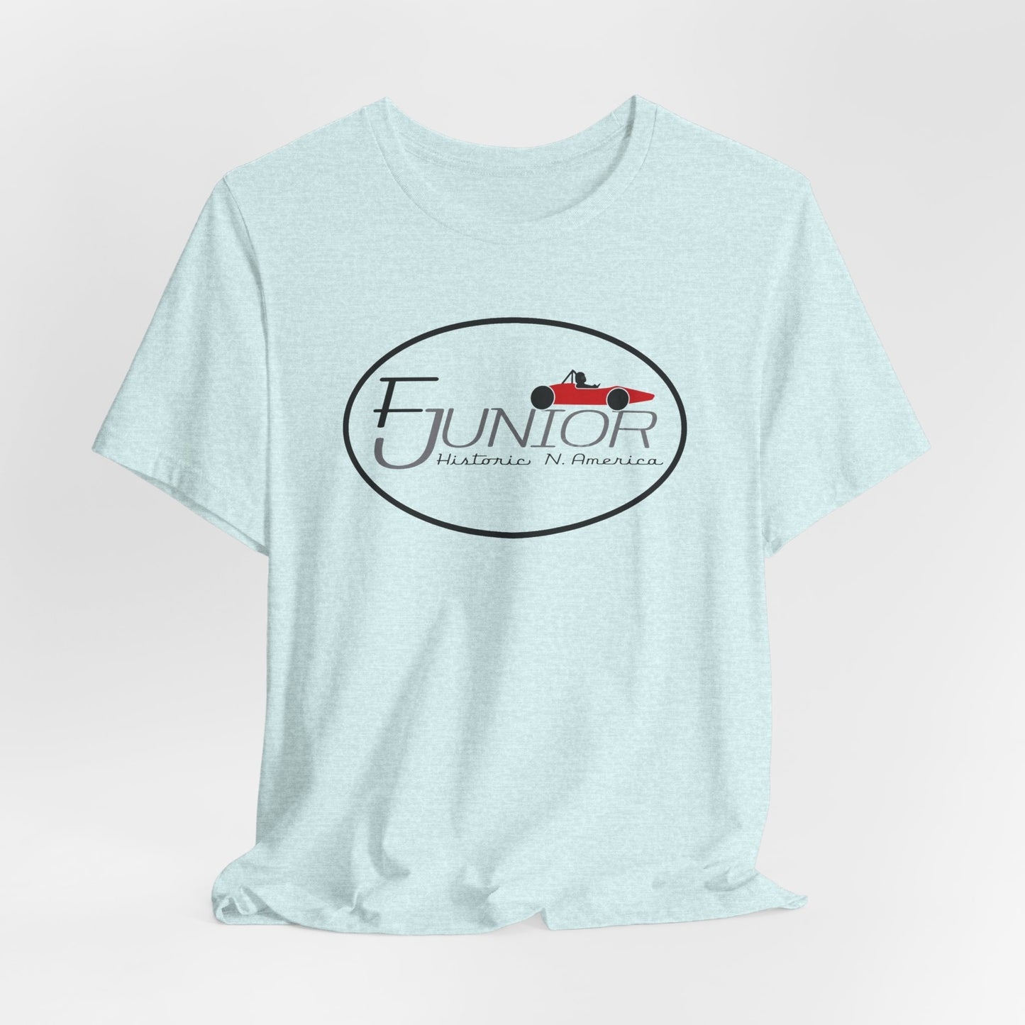 F Junior Historic N. America Racing Logo T-Shirt — Vintage Race Car Graphic Tee