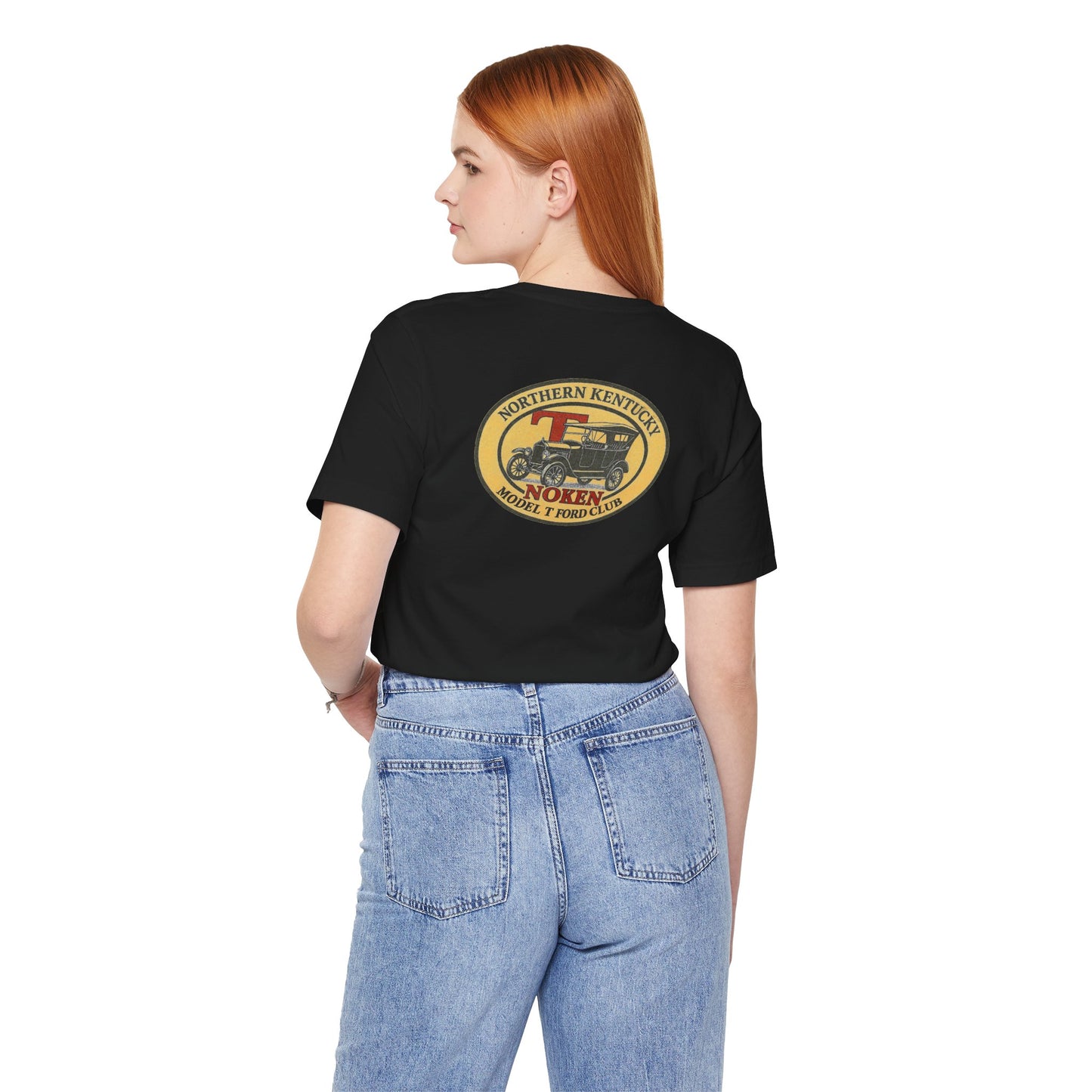 Northern Kentucky NOKEN Vintage Car T-Shirt — Front and Back Logos