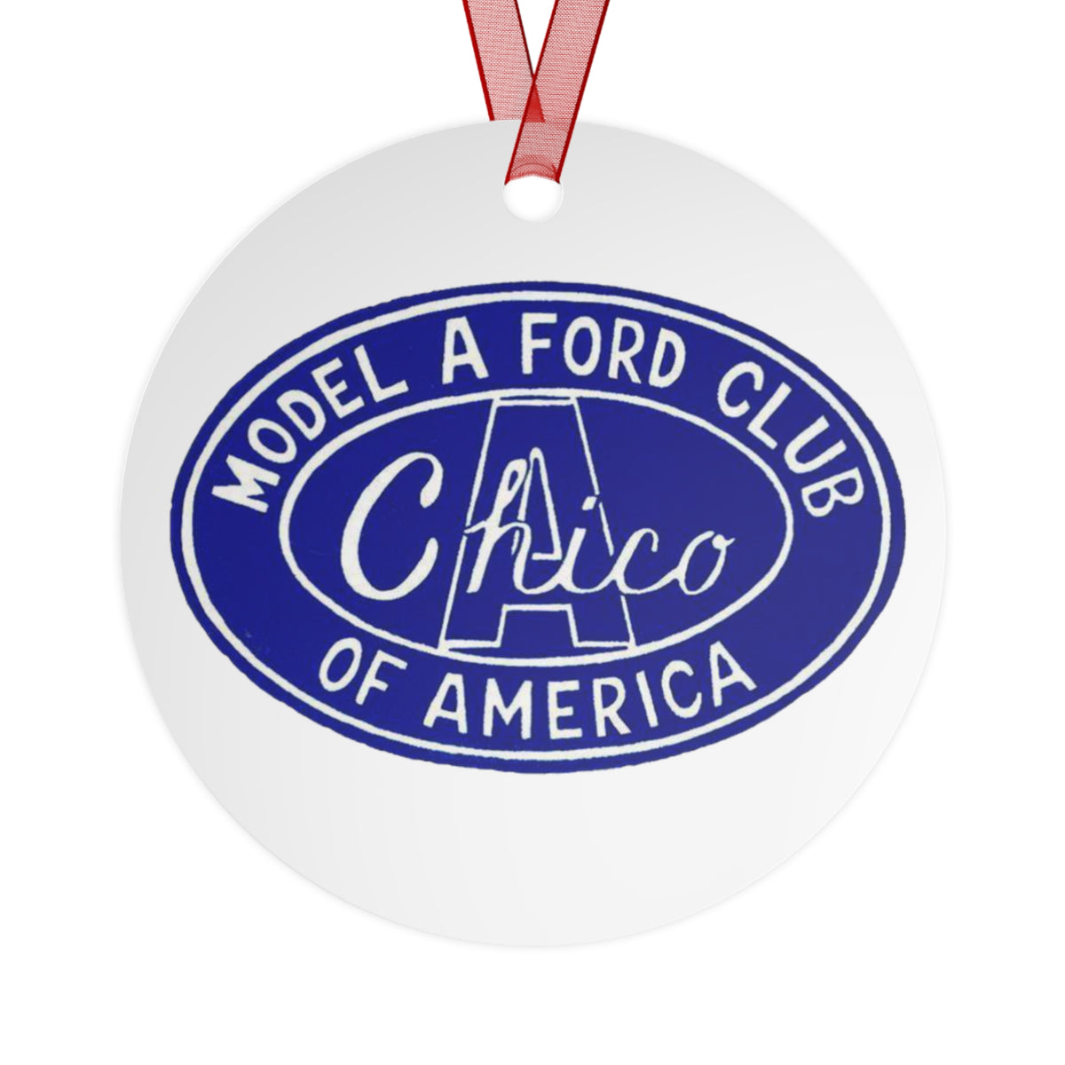 Chico A's Model A Ford Club of America Ornament — Christmas Decoration