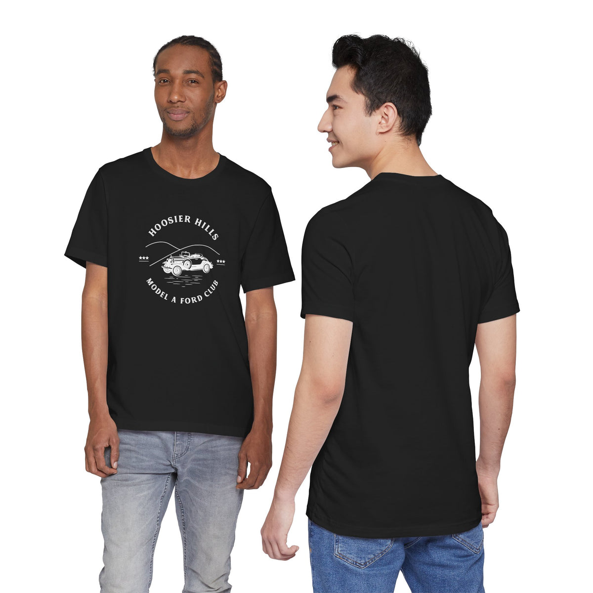 Hoosier Hills Model A Ford Club Unisex Jersey Short Sleeve Tee