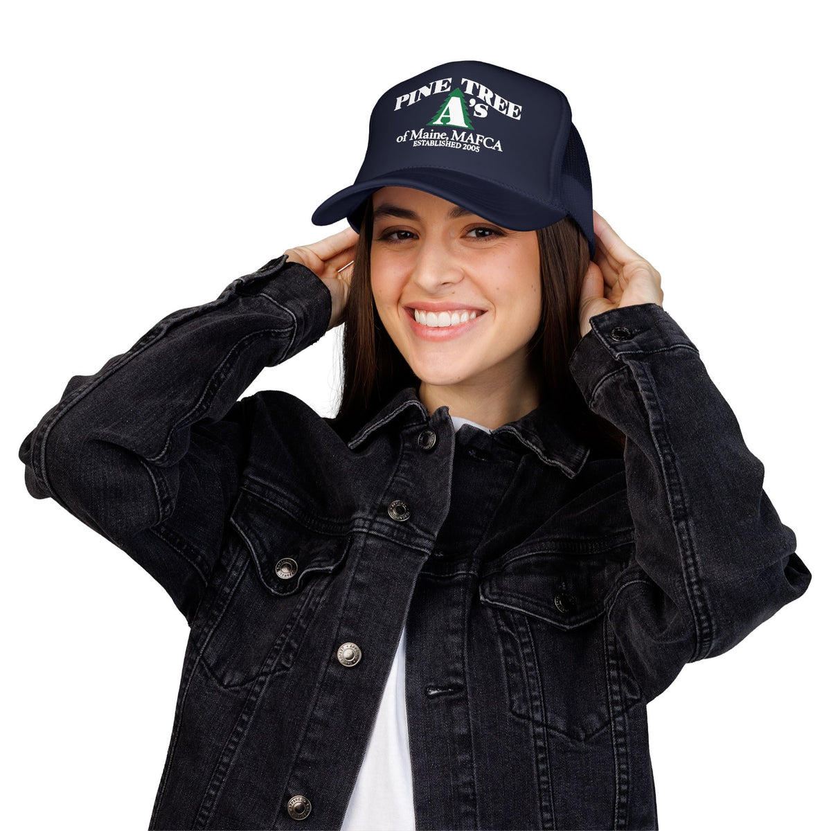 Pine Tree A's of Maine, MAFCA Foam Printed Trucker Hat