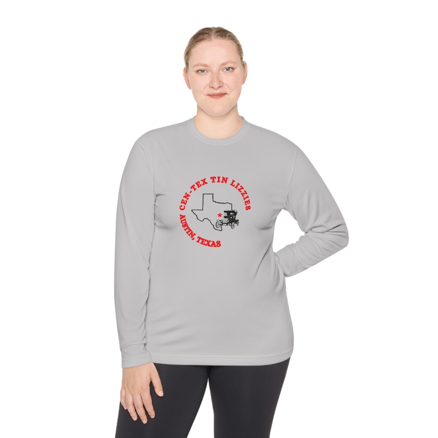 Cen-Tex Tin Lizzies (front and back logo) Unisex Lightweight Long Sleeve Tee