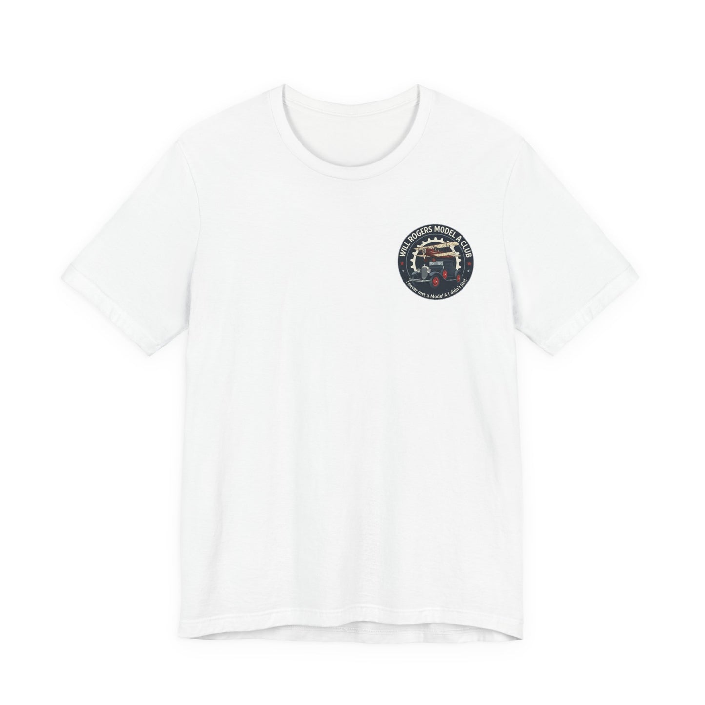 Will Rogers Model A Club – Vintage Car Graphic Tee (Front and Back Logos)