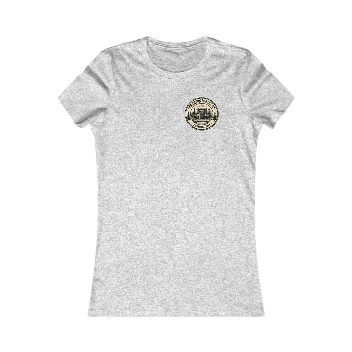 Northern Valley A's Lisbon, NH Women's Favorite Tee - Front and Back Logos