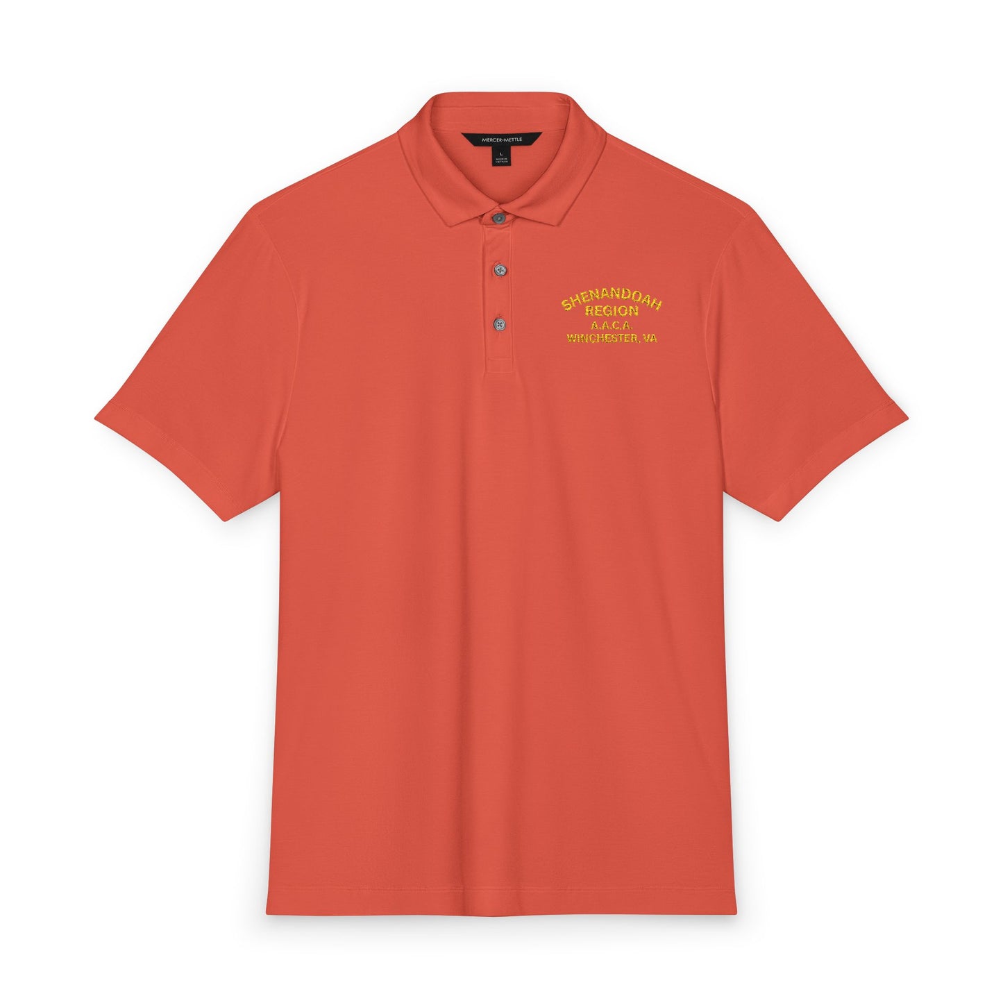 Shenandoah Region AACA Men's Stretch Polo — Embroidered Chest Logo