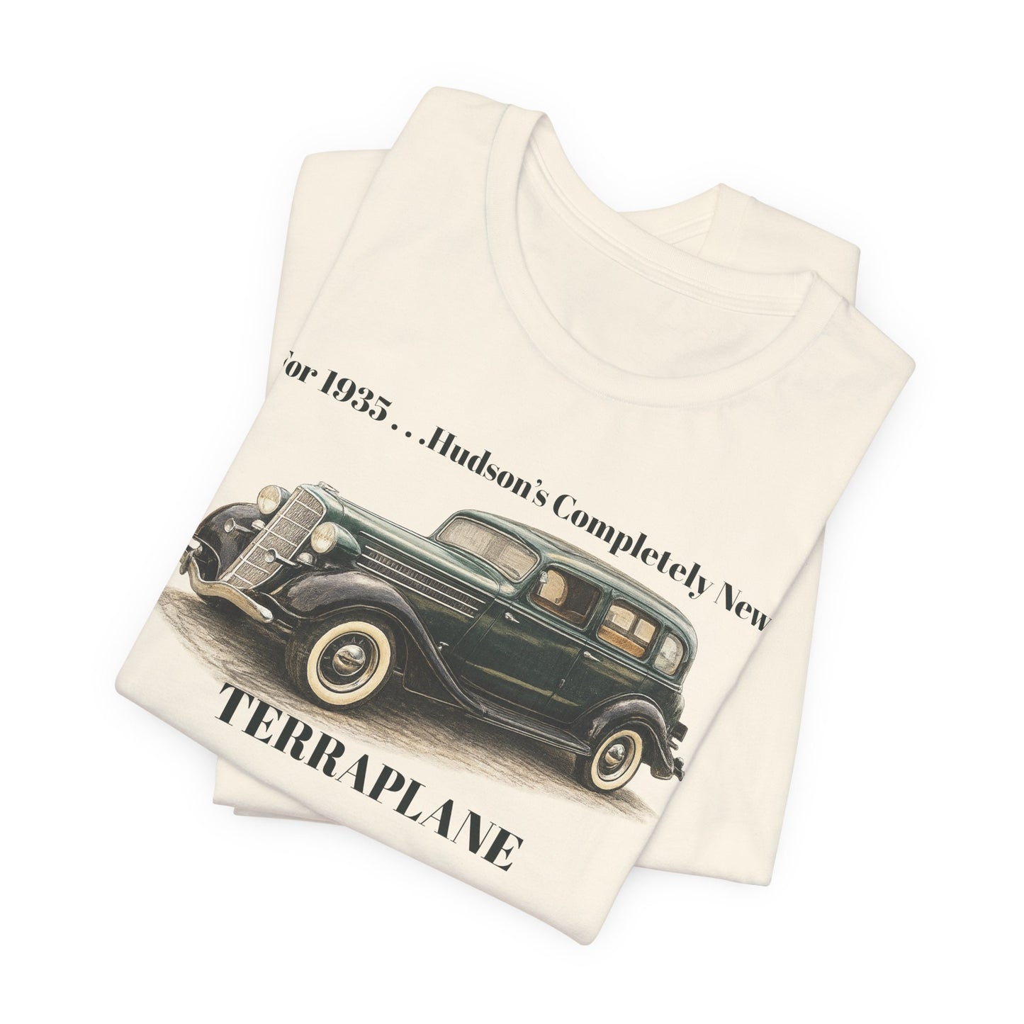 1935 Hudson Terraplane Classic Auto T‑Shirt Tee – Unisex Jersey Short Sleeve Tee (BJ)