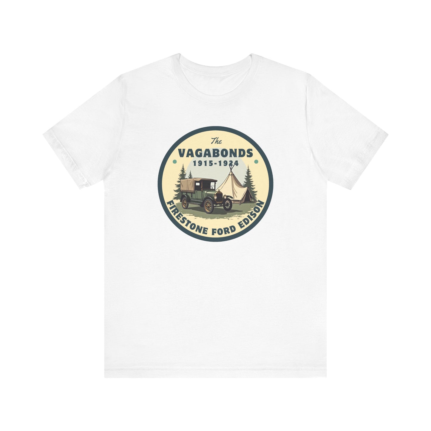 Vagabonds - Firestone, Ford, and Eddison - Retro Camping Shirt