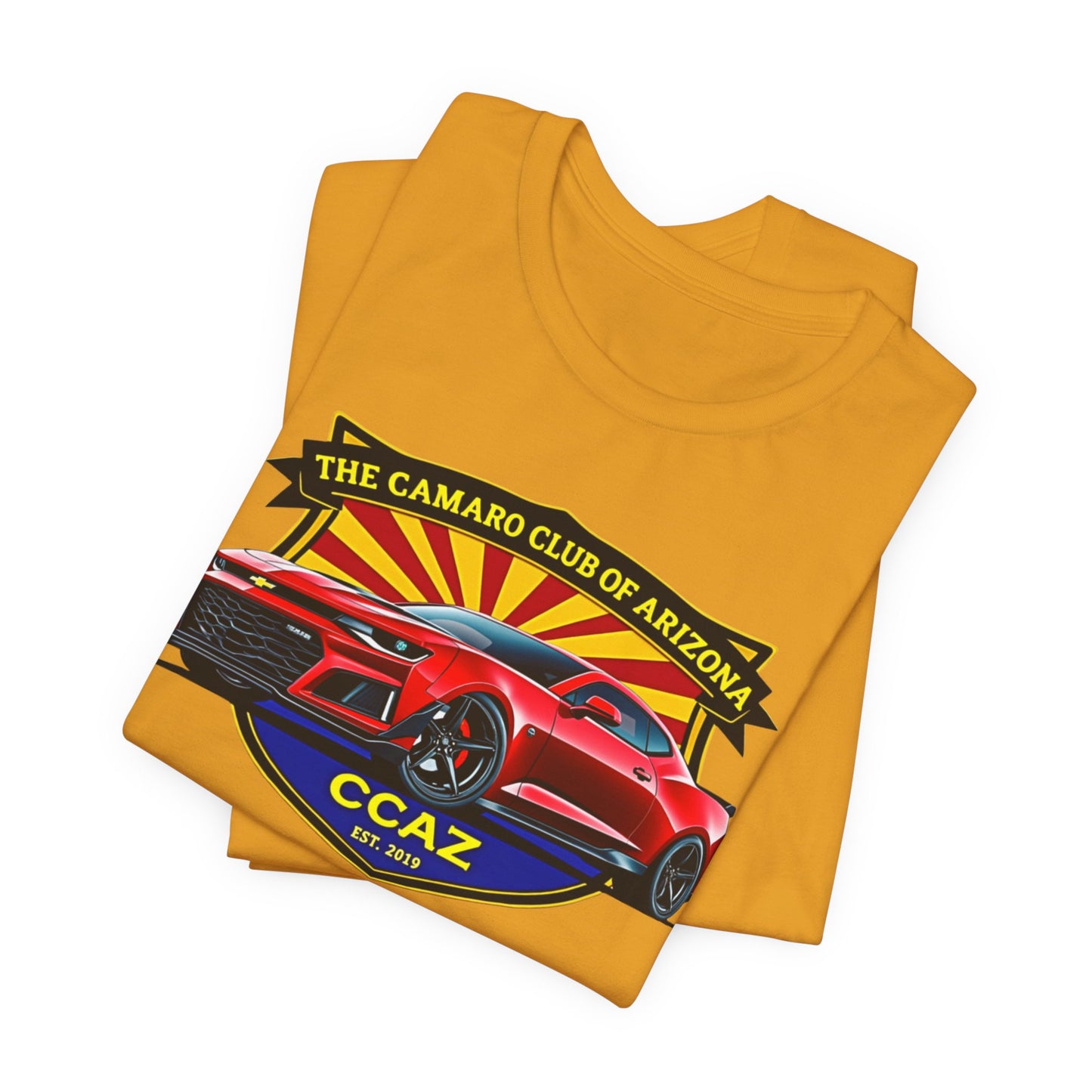 Camaro Club of Arizona T-Shirt – CCAZ Red Camaro Graphic Tee