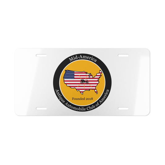 Mid-America Region AACA Vanity Plate