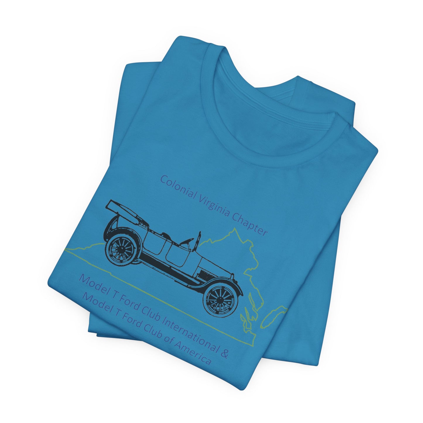 Colonial Virginia Chapter Tee — Colonial Virginia Chapter Vintage Car Shirt