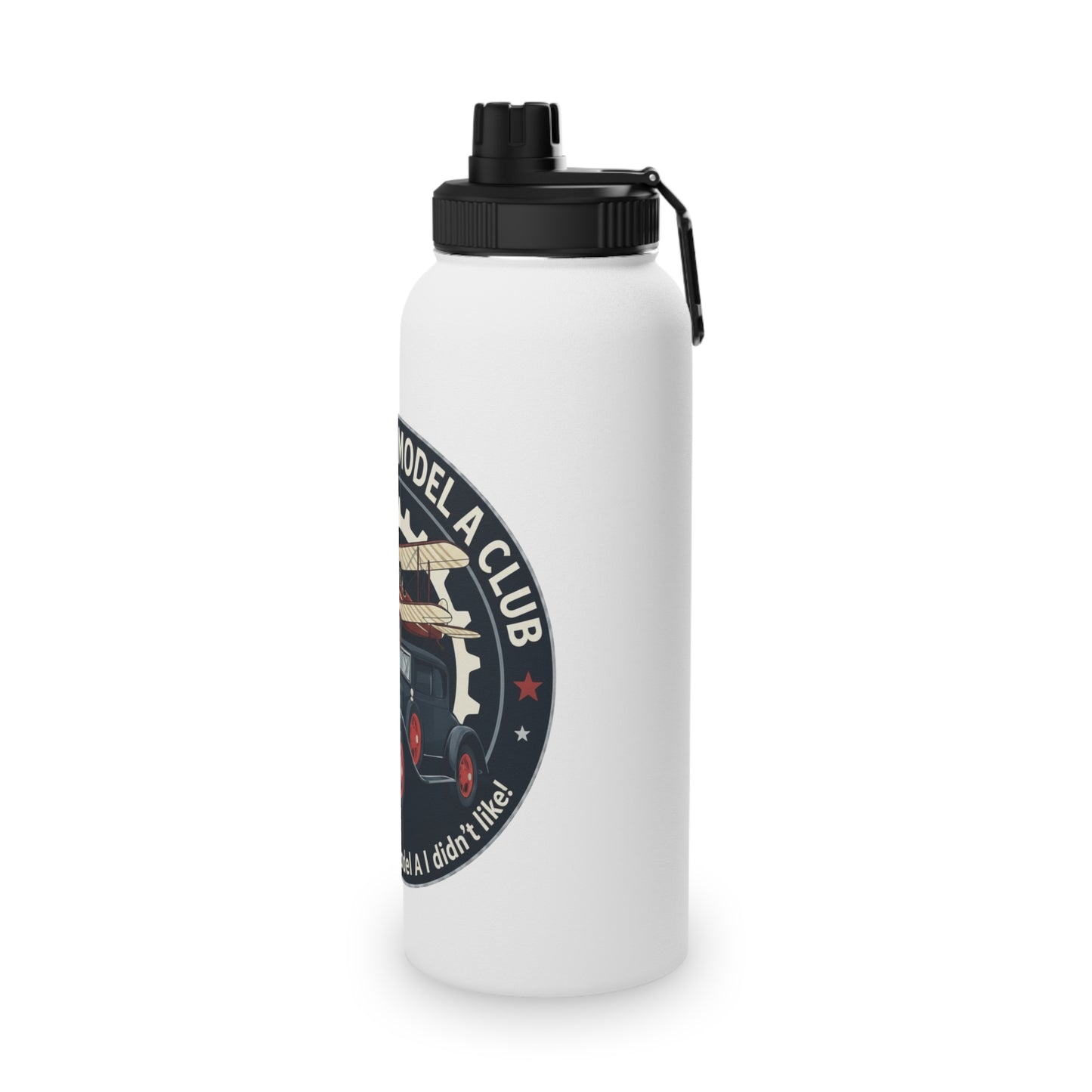 Will Rogers Model A Club Water Bottle — Three sizes