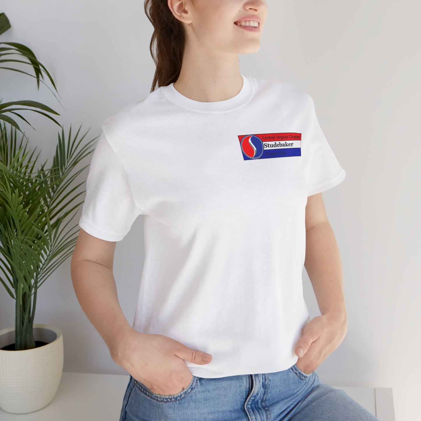 Central Virginia Chapter Studebaker Drivers Club - Unisex Jersey Short Sleeve Tee