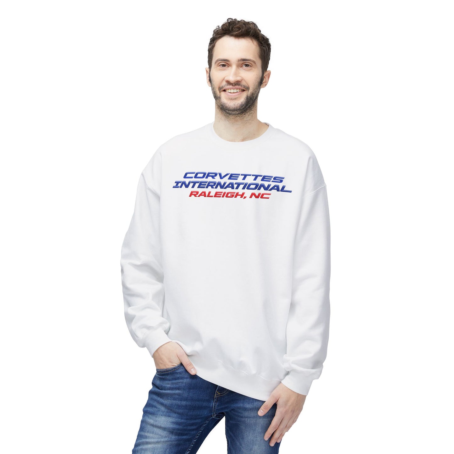 Corvettes International Raleigh, NC Unisex Midweight Softstyle Fleece Crewneck Sweatshirt
