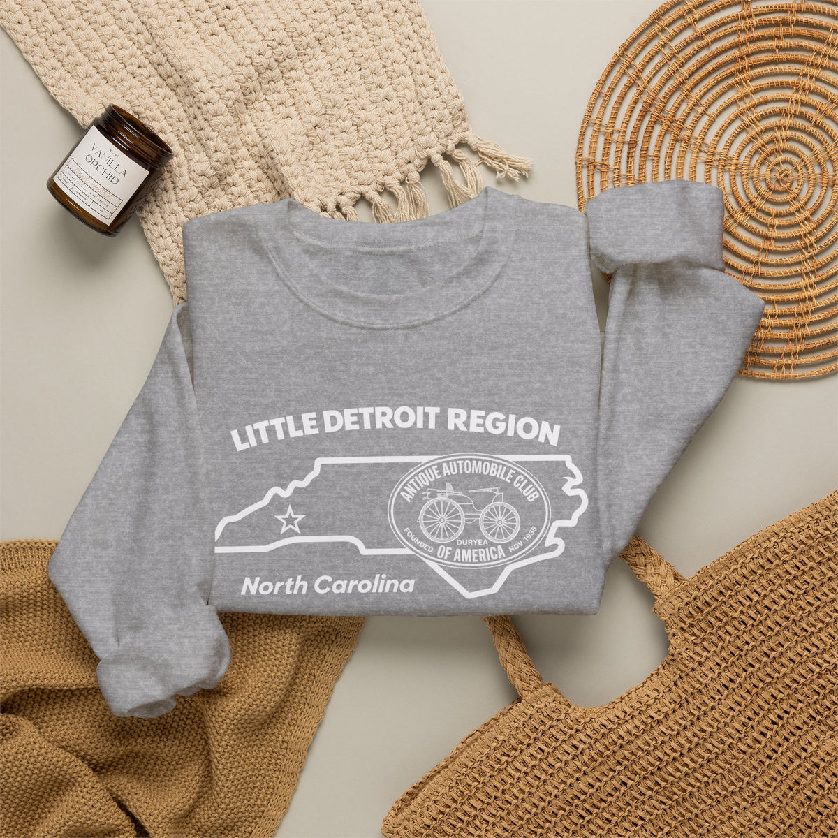 Little Detroit Region North Carolina Unisex Heavy Blend™ Crewneck Sweatshirt