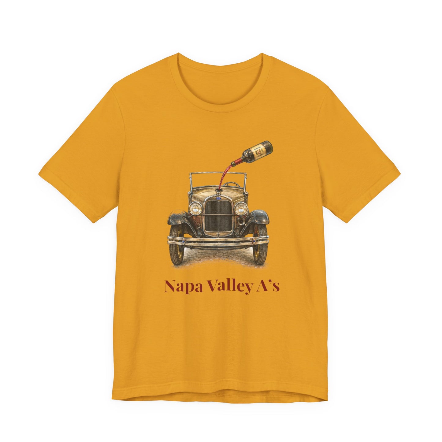 Napa Valley Vintage Car T-Shirt – Wine Pour Graphic Tee
