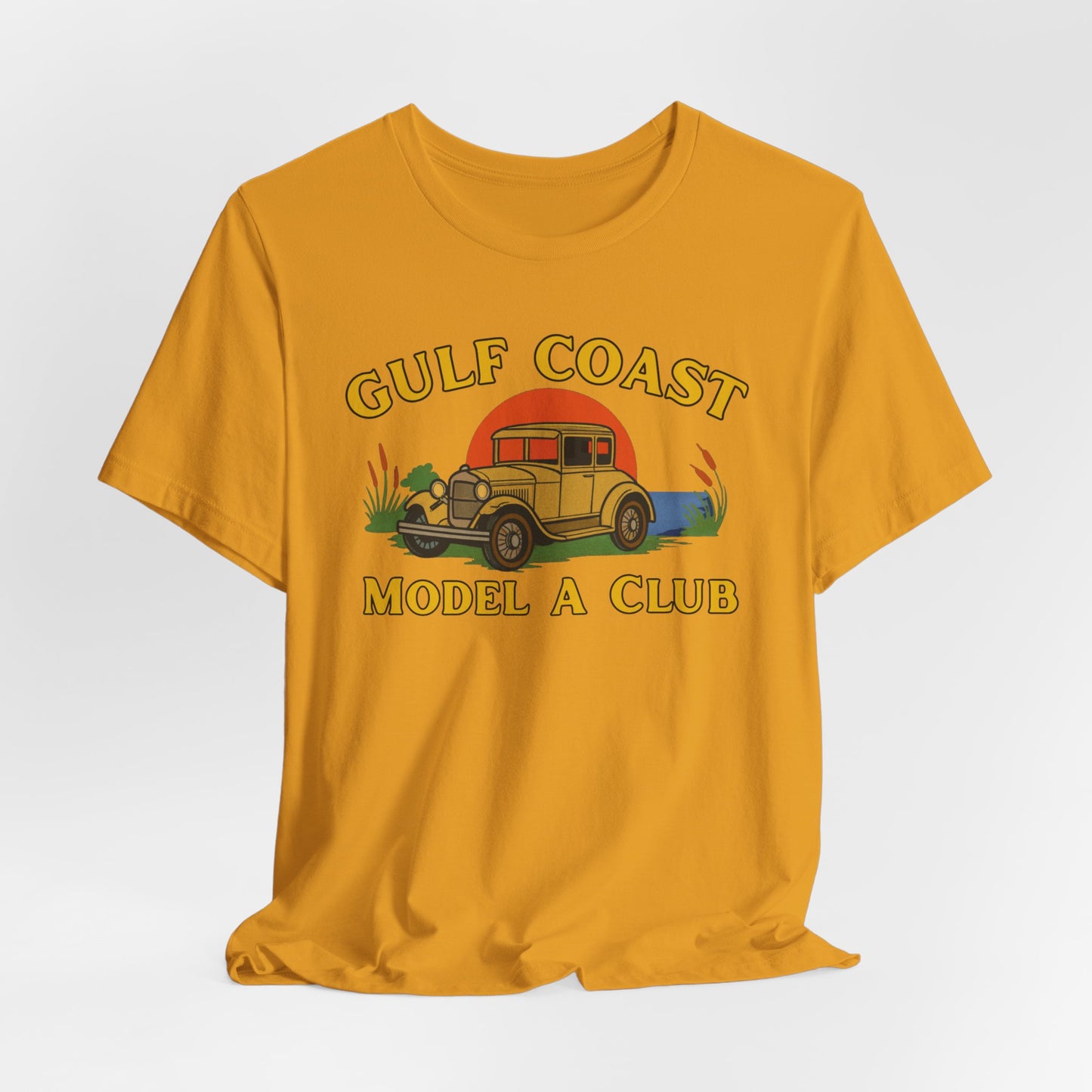 Gulf Coast Model A Club Tee — Vintage Car Graphic T-Shirt