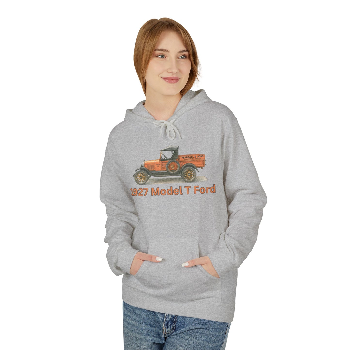 1927 Model T Ford Pickup Hoodie — Pearsall & Sons Williamsburg, Virginia Graphic