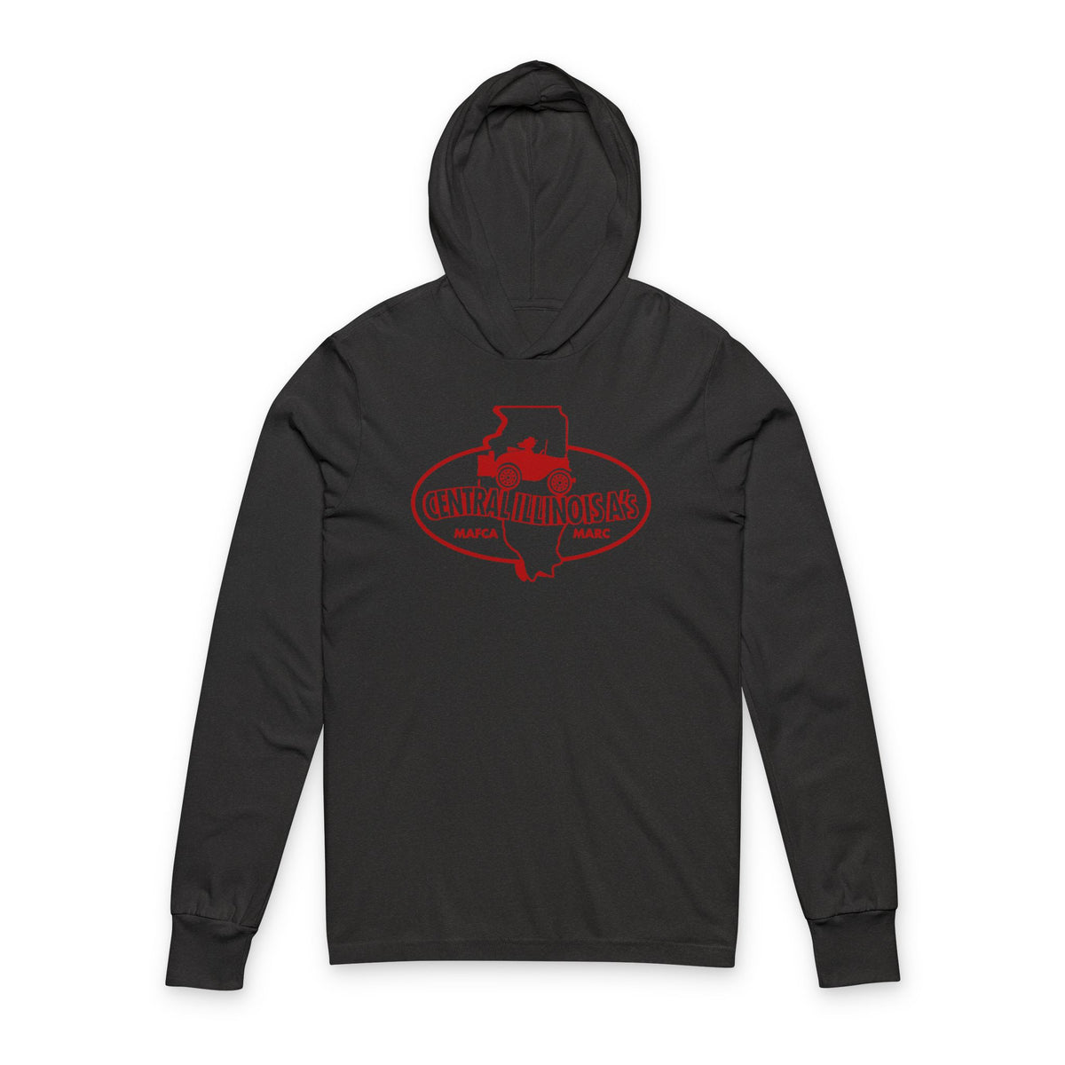 Central Illinois A's Long-Sleeve Hooded Shirt