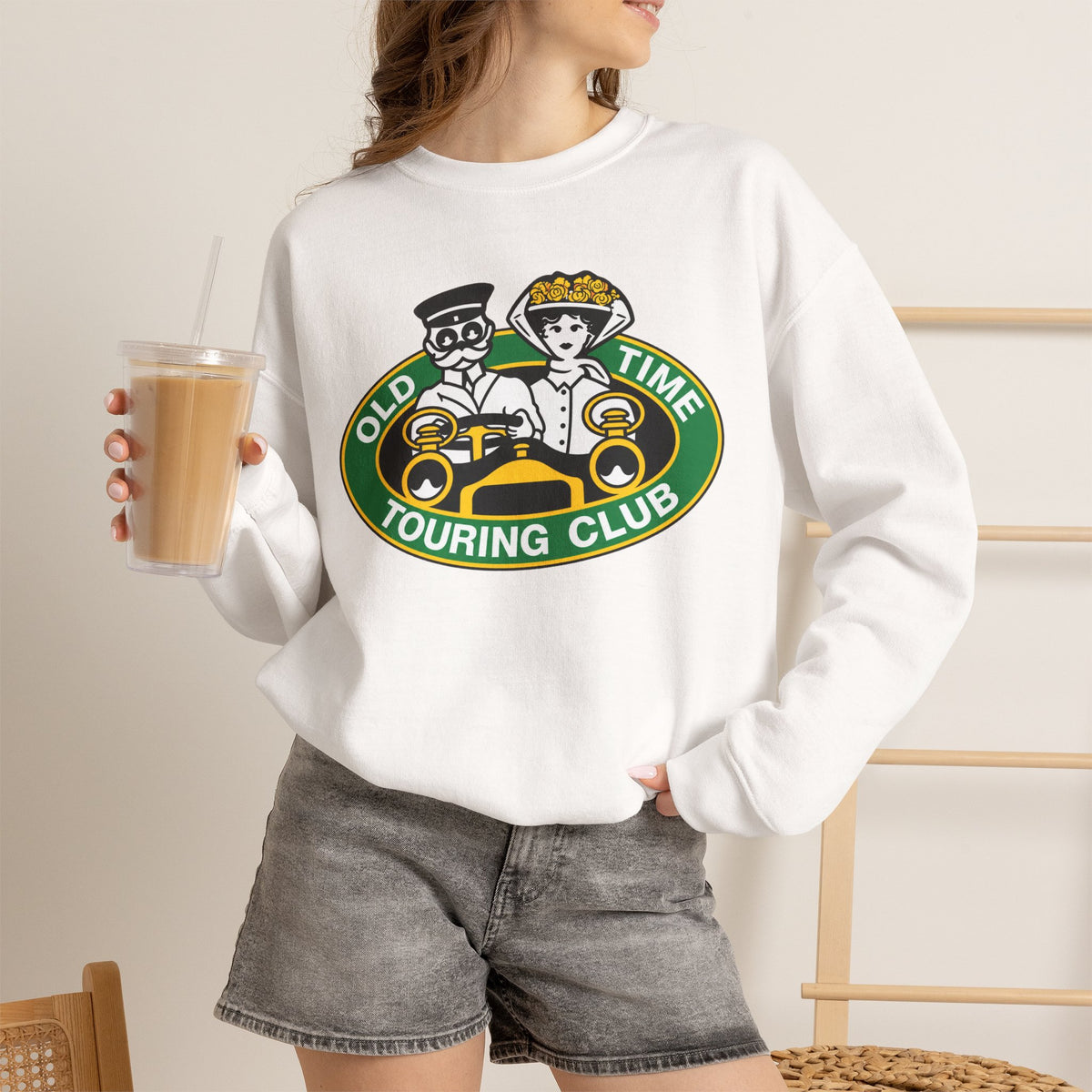 Old Time Touring Club Crewneck Sweatshirt - Unisex Heavy Blend™ Crewneck Sweatshirt