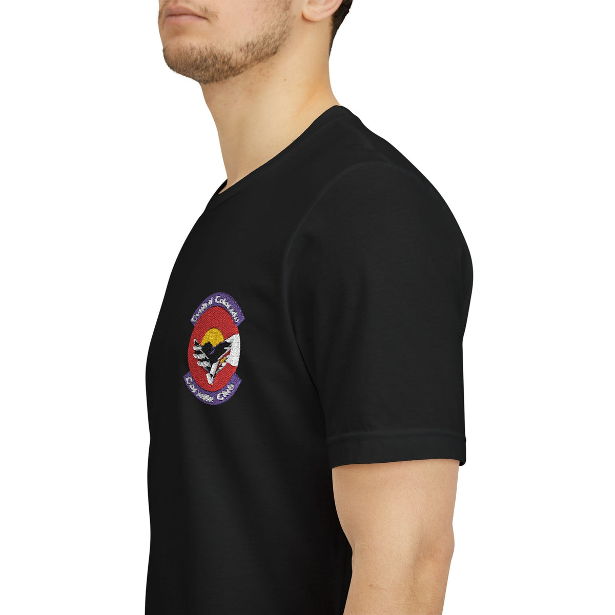Central Colorado Corvette Club - Embroidered Unisex Soft Style Tee