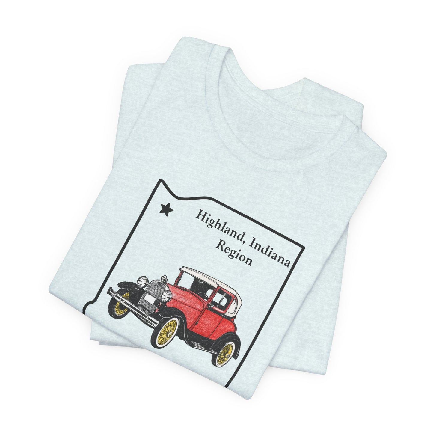 Highland, Indiana Region MARC T‑Shirt — Unisex Jersey Short Sleeve Tee