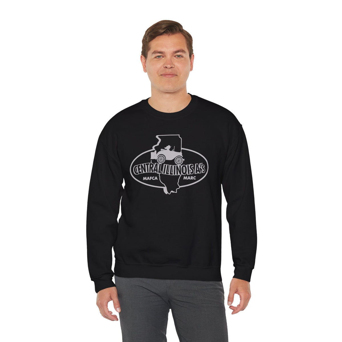 Central Illinois A's Sweatshirt - Unisex Heavy Blend™ Crewneck Sweatshirt