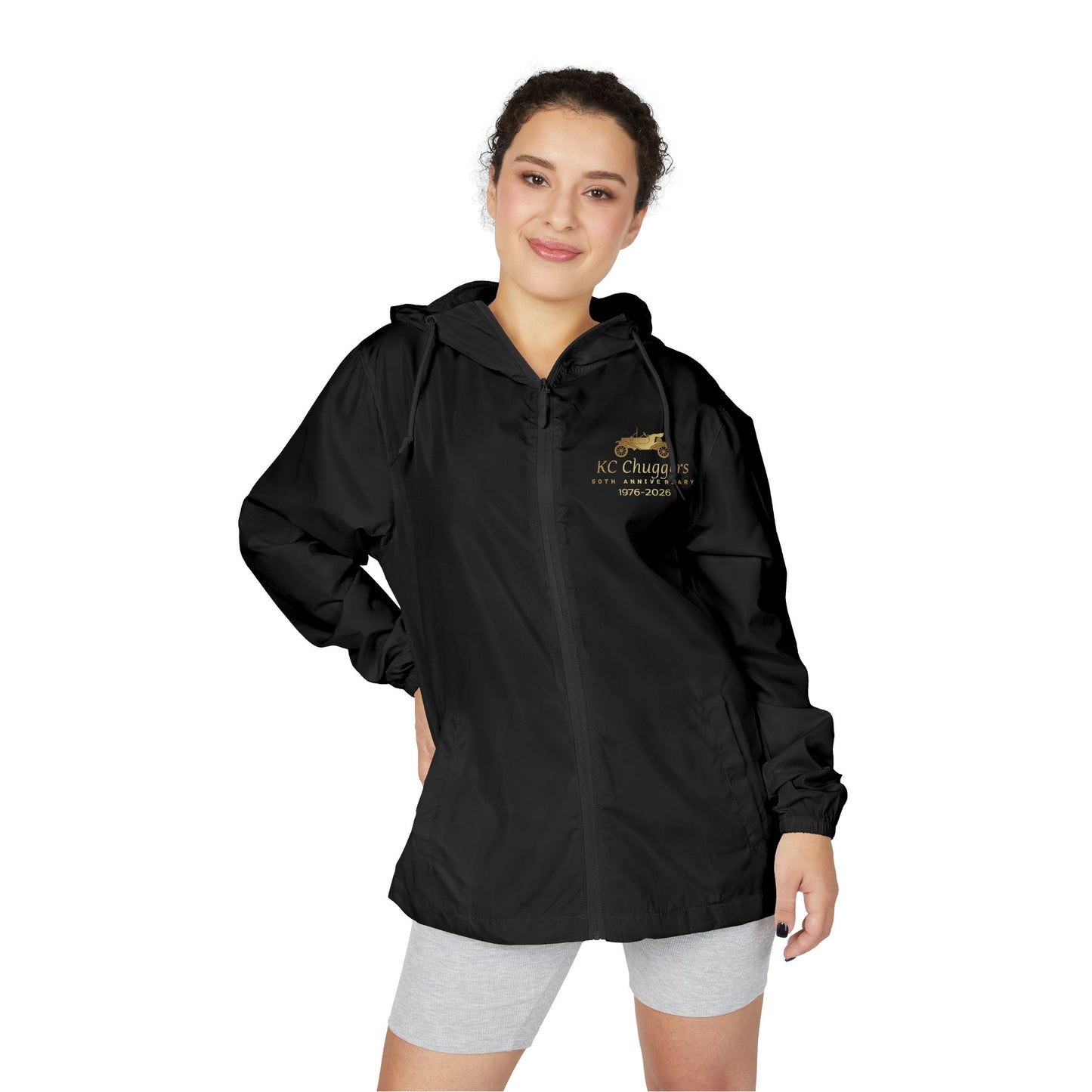 KC Chugging 50th Anniversary Logo Windbreaker Jacket — Chest Logo