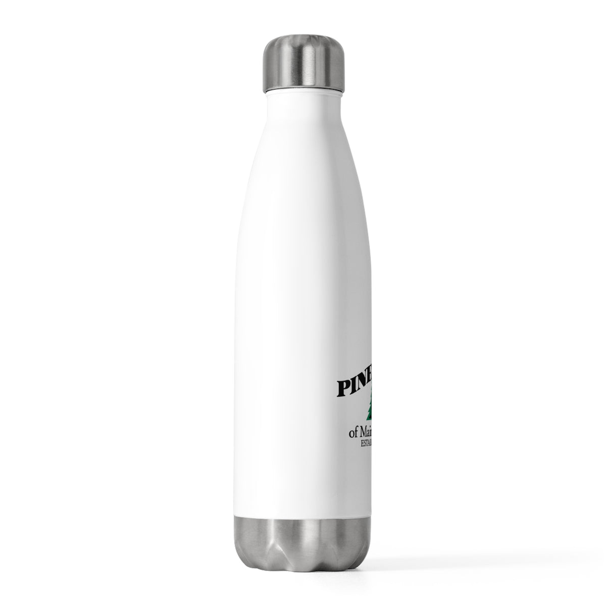Pine Tree A’s Logo Stainless 20oz Insulated Travel Bottle