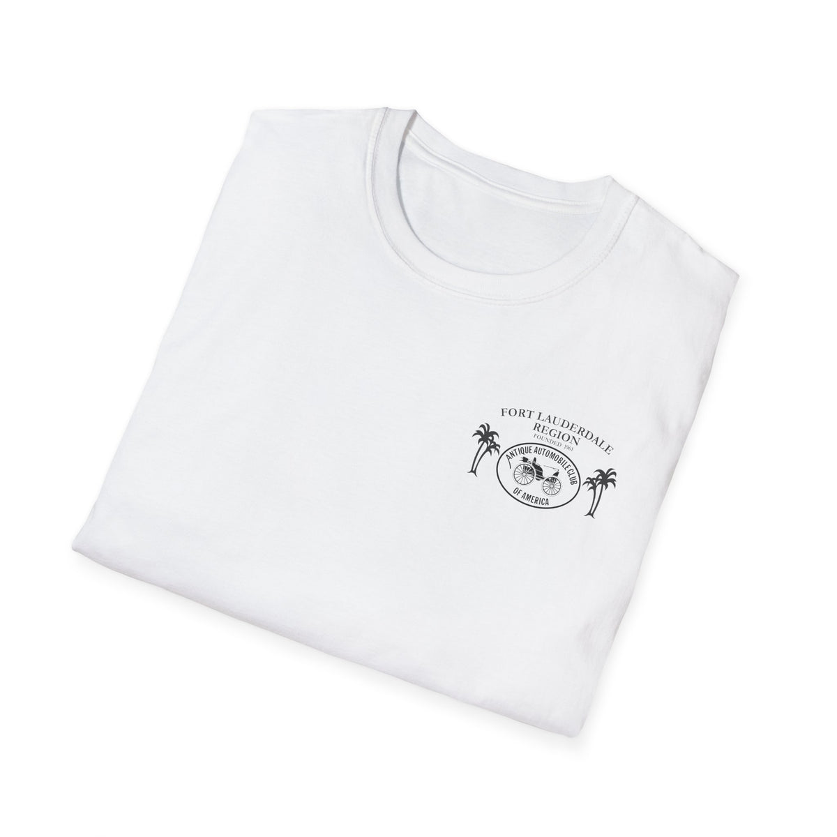 Fort Lauderdale Region AACA T-Shirt - Unisex Softstyle T-Shirt Front and Back Logos