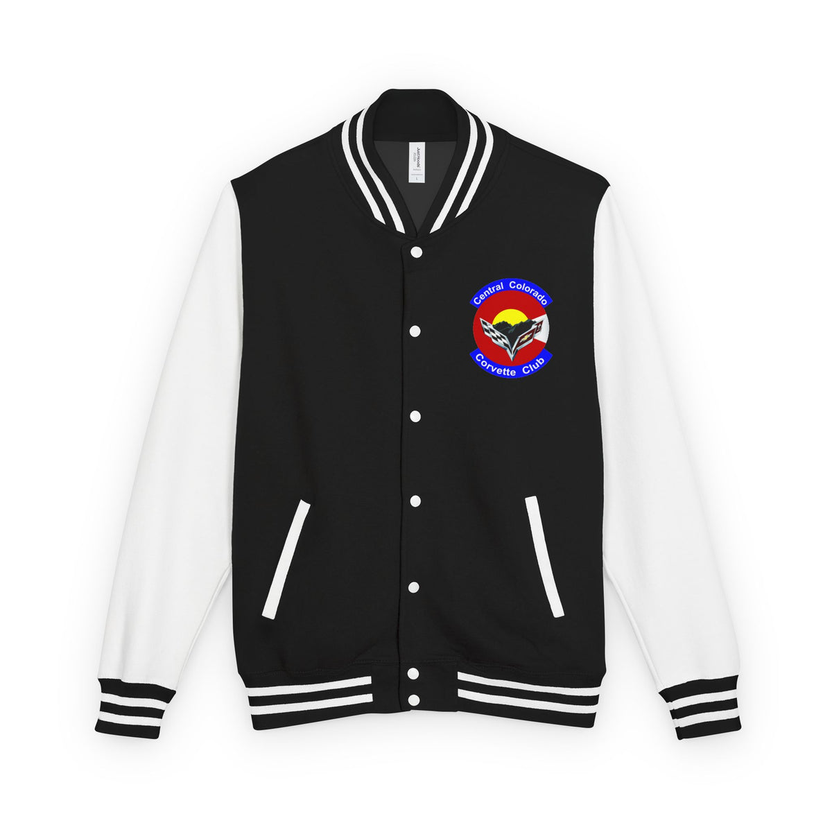 Central Colorado Corvette Club Varsity Letterman Jacket - Direct to Film Printed
