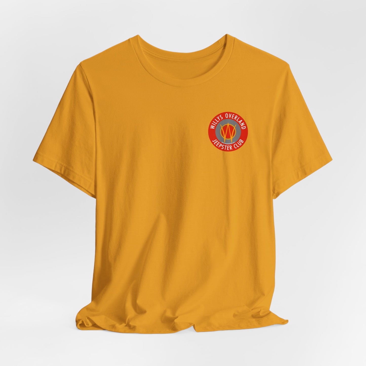 Willys Overland Jeepster Club T‑Shirt — Front and Back Logos