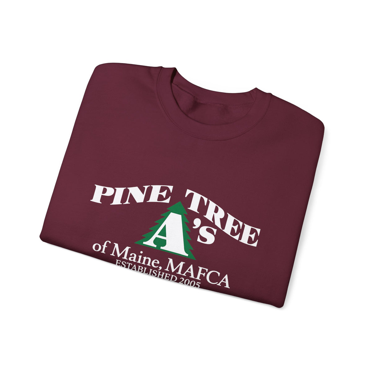 Pine Tree A's of Maine, MAFCA — Unisex Heavy Blend™ Crewneck Sweatshirt