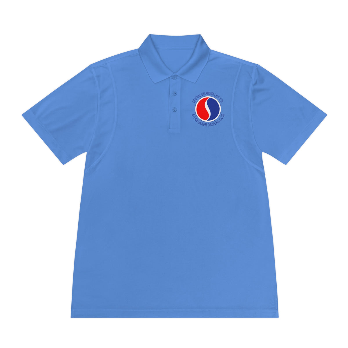 Central Oklahoma Chapter Studebaker Drivers Club Men's Printed Sport Polo Shirt