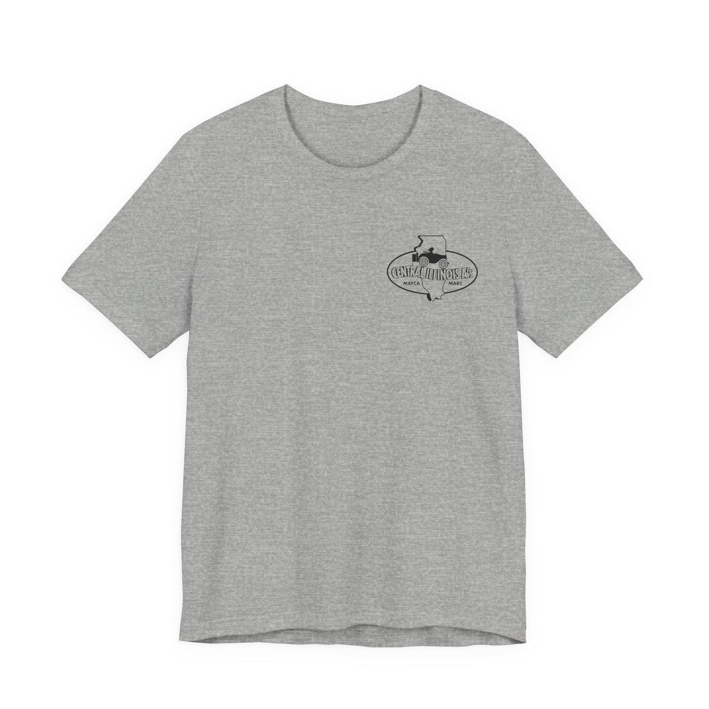Central Illinois A's Small Logo T-Shirt — Unisex Jersey Short Sleeve Tee
