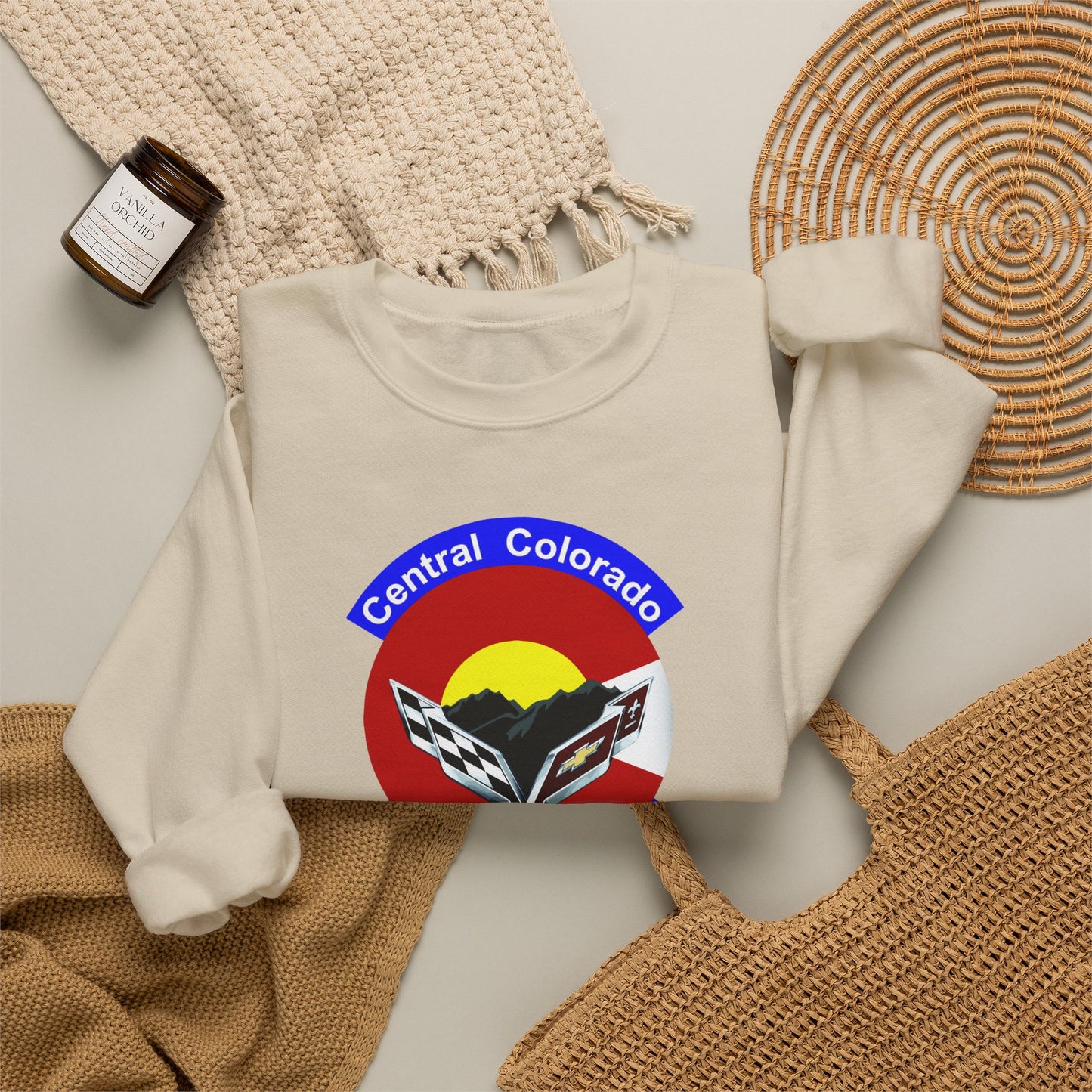 Central Colorado Corvette Club Crewneck Sweatshirt