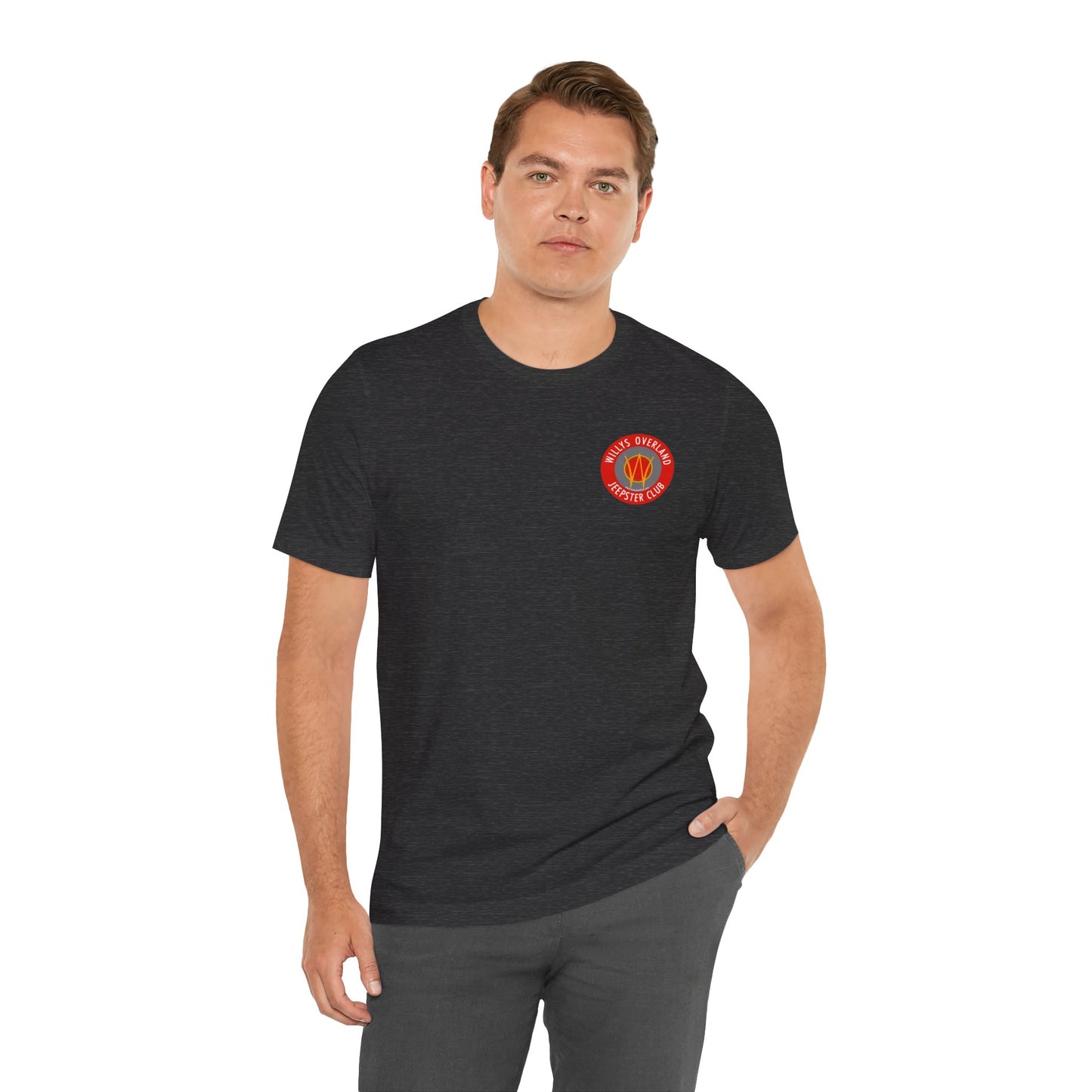 Willys Overland Jeepster Club T‑Shirt — Front and Back Logos