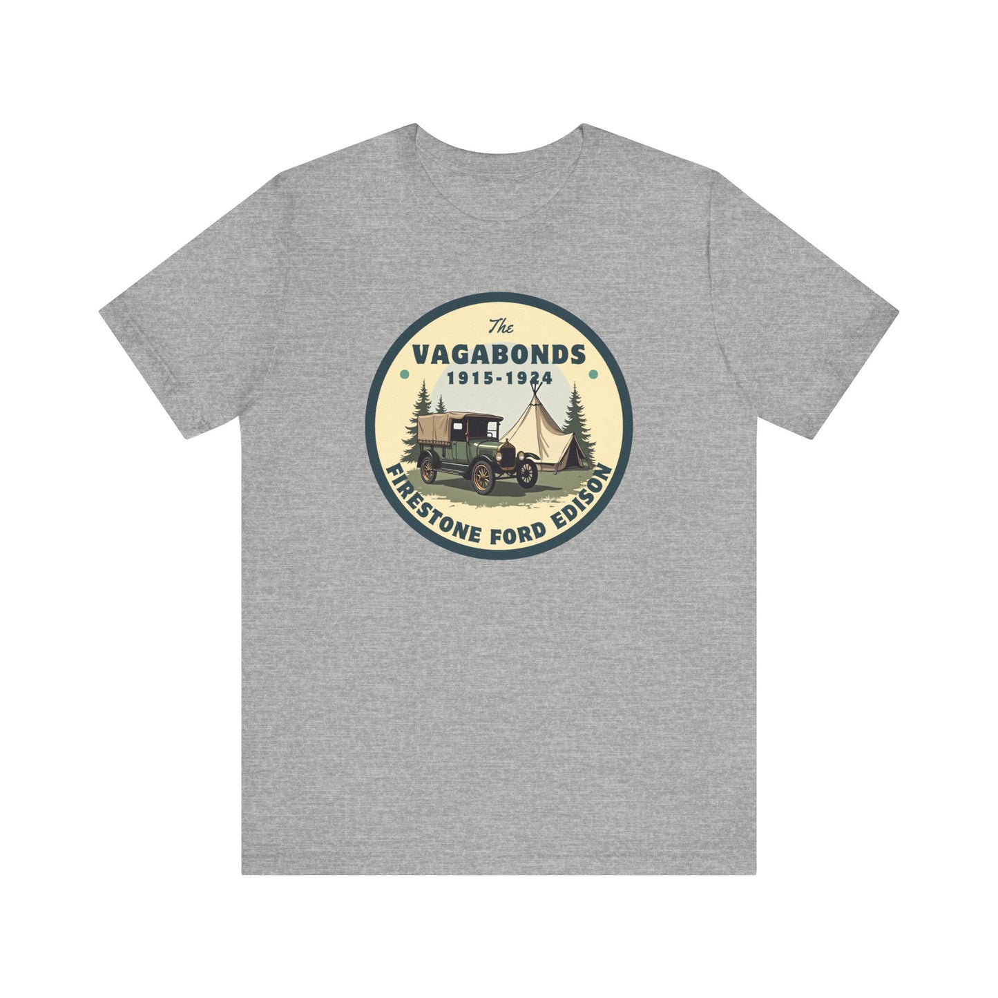 Vagabonds - Firestone, Ford, and Eddison - Retro Camping Shirt