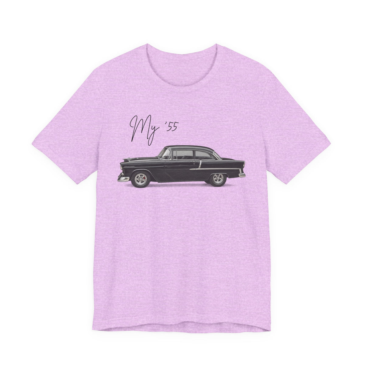 1955 Chevy Black Tee 'My '55' Classic