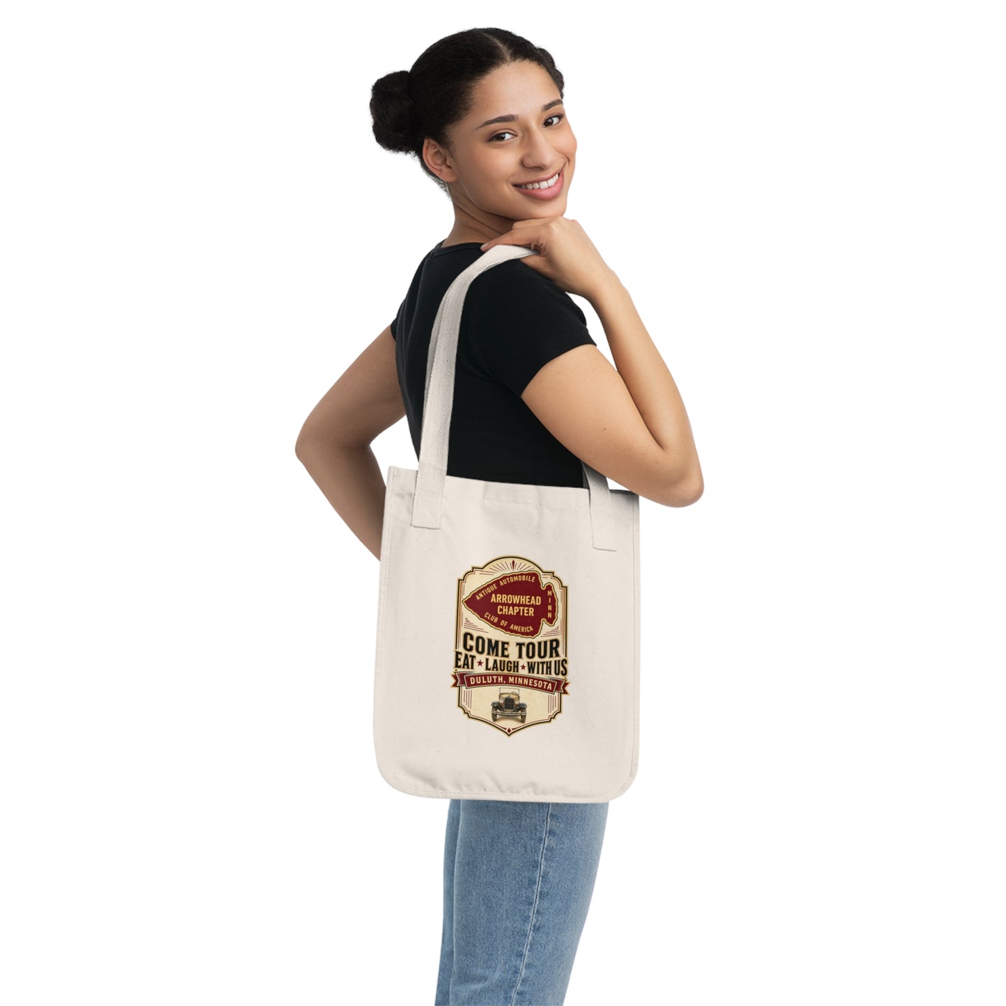 Arrowhead Chapter Antique Automobile Tote Bag — Graphic and Logos Canvas Tote