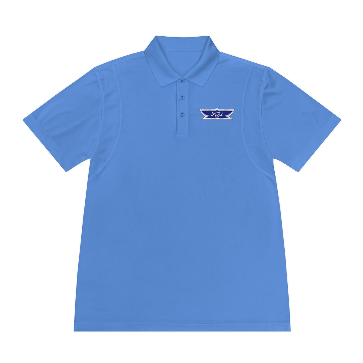 Foothills Model T Club Printed Men's Sport Polo Shirt – Front and Back Logos